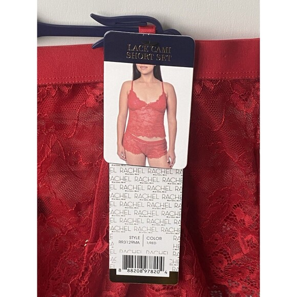 RACHEl Rachel Roy Lace Soft Camisole Set Red Lingerie Size Xlarge Valentines Day - Picture 9 of 9